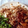 Surinaamse kip met boontjes en rijst