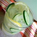 Verfrissend komkommer-citroendrankje