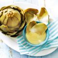 Artisjok met knoflookmayonaise