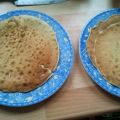 Gevulde pannenkoekjes met muntroom en fruit
