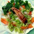 Krokante Visfilet met Vietnamese salade