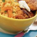 Abrikozencouscous met kipkluifjes