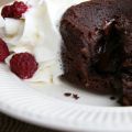 Gesmolten chocoladepotjes