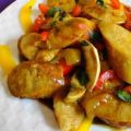 Caribbean Worst met masala en verse groenten
