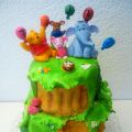 Winnie the Pooh cake voor Tijn