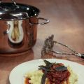 Stamppot met pastinaak en uienjus