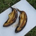 Barbecue: bananen met rum en vanillesuiker