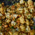 bloemkool en kikkererwten met mosterddressing