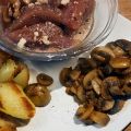 Stoofpeertjes met feta en walnoten, met tartaar[...]