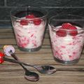 Kwark met witte chocolade & frambozen