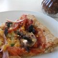 Volkoren pizzabodem met honing