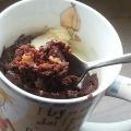Brownie in een  mok
