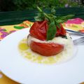 Tomaat-mozzarella 'sandwich' uit de oven