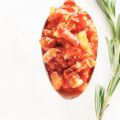 Tomaten-spekjessaus