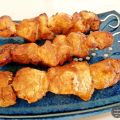 Kalkoensaté uit de airfryer