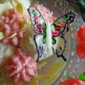 Vlinders van gelatine