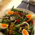 Salade met groenten en kidneybeans
