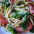 Vegan avocado pasta