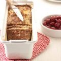Gehaktbrood met warme kriekjes