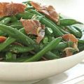 Sperziebonensalade met rauwe ham