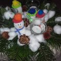 Sneeuwpopjes van zoutdeeg!