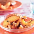 Geroosterde perziken met noten