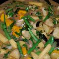 thai groene curry met pompoen en tofu