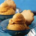 Pompoenijs met gember, kaneel en nootmuskaat