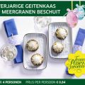 Overjarige geitenkaas op meergranen beschuit