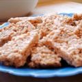 Pindakaas en rozijnen Flapjacks