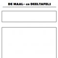 Tafels tekenen!