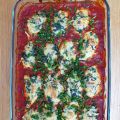 Ricotta- en spinazieballetjes in tomatensaus
