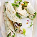 Wraps met kip en coleslaw