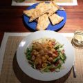 Lauwwarme pastasalade met kip