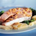 Pasta met verse zalm