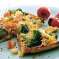 Frittata met broccoli en zalm