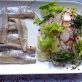 Sprotjes met frisse salade