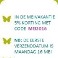 5% vakantiekorting