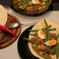 Roti met kipgehakt