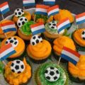 Voetbal cupcakes!