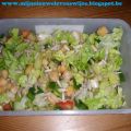 Lunchsalade met kikkererwten