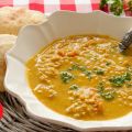 Linzensoep met pitabroodjes (Foodblogswap)