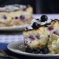 Cheesecake met blauwe bessen