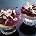 Panna cotta met rood fruit en witte chocola