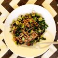 Soba Noodles met Tuinboontjes en Haricots verts