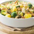 Spruitjesschotel met ham en kaas