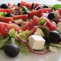 Griekse salade met een geheim