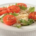 Spaghetti met geroosterde tomaten