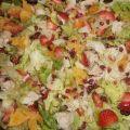 Zomerse salade bij tropische temperaturen