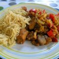 Chinese mie met groenten en vlees